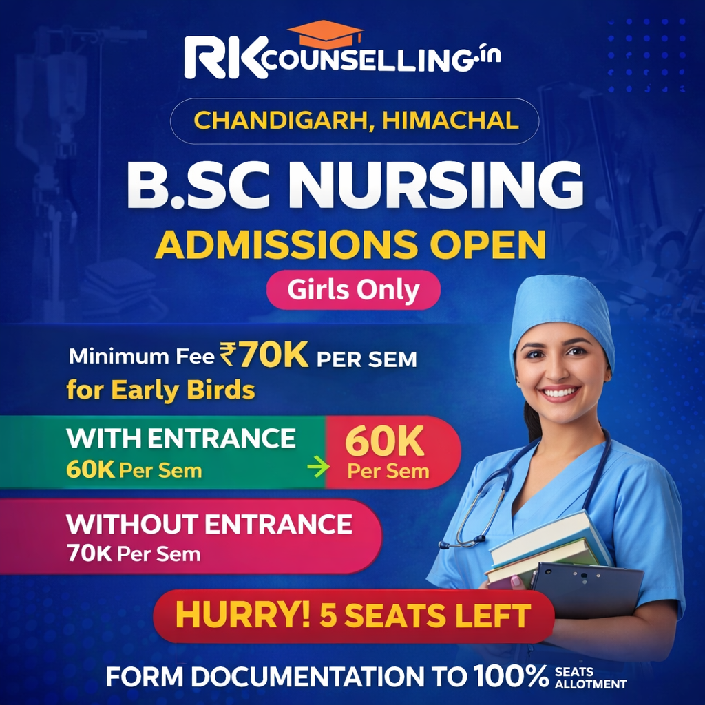 B.Sc Nursing Admission 2026 RK Counselling